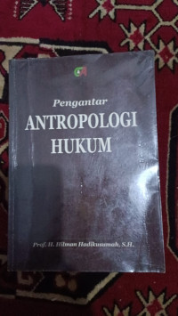 Image of PENGANTAR ANTROPOLOGI HUKUM.