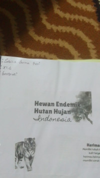 Image of kliping ; Hewan Endemik Hutan Hijau