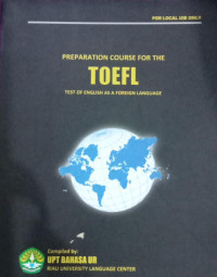 Image of PREPARATION COURSE FOR THE TOEFL