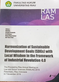 Image of RAMLAS HARMONIZATION OF SUSTAINABLE DEVELOPMENT GOLAS (SDGs) WITH LOCAL WISDOM IN THE FRAME WORK OF INDUSTRIAL REVOLUTION 4.0