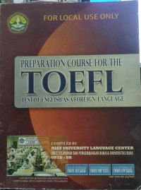Image of PREPARATION COURSE FOR THE TOEFL
