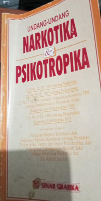 Image of UNDANG-UNDANG NARKOTIKA DAN PSIKOTROPIKA