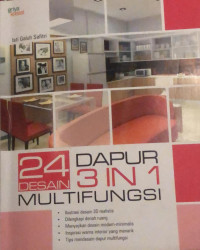Image of 24 DESAIN DAPUR 3 IN 1 MULTIFUNGSI