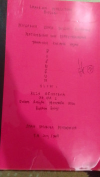 Image of Makalah BIOLOGI : Pengaruh Suhu terhadap perkembangan dan pertumbuhan kacang  hijau