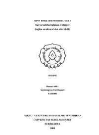 Image of (e) Novel ketika cinta bertasbih 1 dan 2 Karya habiburrahman el shirazy ( PDFDrive )