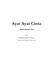 Image of (e) novel-ayat-ayat-cinta