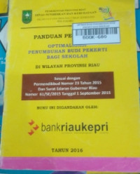 Image of OPTIMALISASI PENUMBUHAN BUDI PEKERTI BAGI SEKOLAH