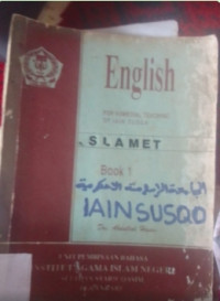 Image of ENGLISH FOR IAIN SUSQA