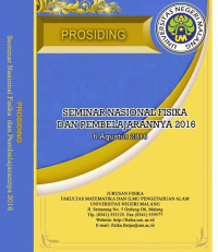 Image of prosiding seminar nasional fisika dan pembelajarannya 2016