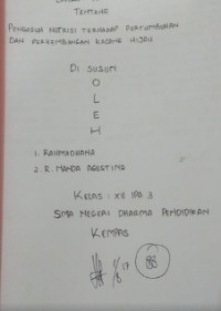 Image of Pengaruh nutrisi terhadap pertumbuhan dan perkembangan kacang hijau