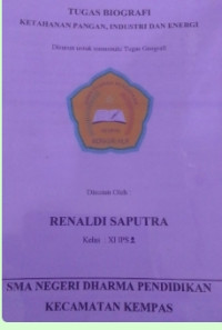 Image of KETAHANAN PANGAN ,INDISTRI DAN ENERGI