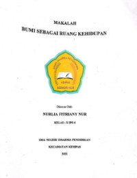 Image of Tugas Makalah ; BUMI SEBAGAI RUANG KEHIDUPAN