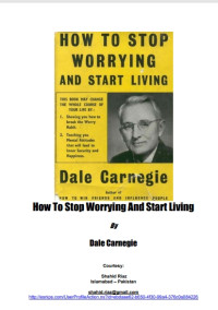 Image of (e) How To Stop Worrying And Start Living