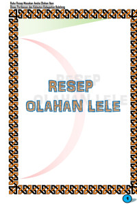 Image of (E)  buku resep masakan aneka olahan ikan