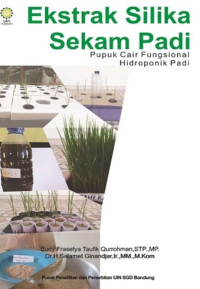 Image of (e) Ekstrak Silika Sekam Padi Pupuk Cair Fungsional Hidroponik Padi