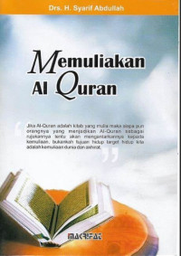Image of MEMULIAKAN AL-QURAN
