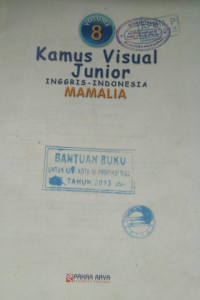 Image of Kamus Visual Junior Inggris- Indonesia (Vol 8) MAMALIA