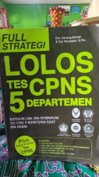Image of FULL STRATEGI LOLOS TES CPNS 5 DEPARTEMEN