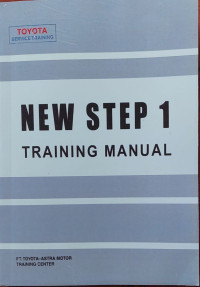 Image of NEW STEP 1 TRAINING MANUAL