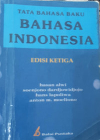 Image of TATA BAHASA BAKU BAHASA INDONESIA