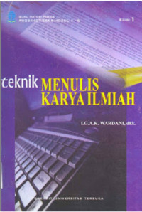 Image of TEKNIK MENULIS KARYA ILMIAH