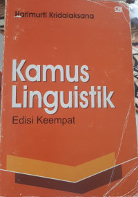 Image of Kamus Linguistik