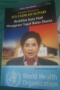 Image of kumpulan wawancara siti fadilah supari berkiblat kata hati menggeser tapal batas dunia