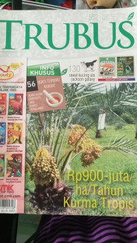 Image of MAJALAH TRUBUSRP,900-JUTA /HA /TAHUN KURMA TROPIS