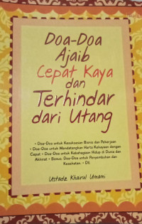 Image of Doa-Doa Ajaib Cepat Kaya dan Terhindar Dari Hutang