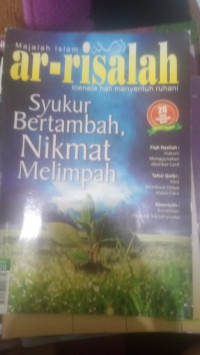 Image of Majalah Islam Ar - Risalah-SYUKUR BERTAMBAH NIKMAT MELIMPAH
