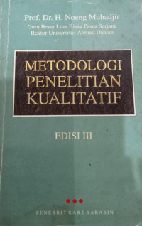 Image of METODE PENELITIAN KUALITATIF