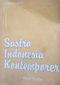 Image of SASTRA INDONESIA KONTEMPORER