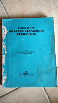 Image of Pengajaran Analisis Kesalahan Berbahasa