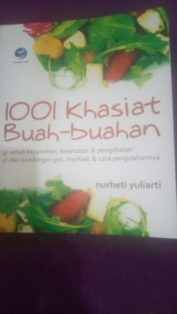 Image of 1001 KHASIAT BUAH - BUAHAN