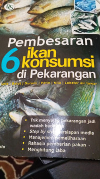 Image of pembesaran 6 ikan konsumsi di pekarangan