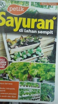 Image of Sayuran dilahan sempit