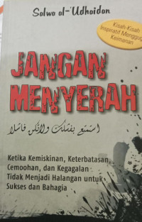 Image of JANGAN MENYERAH