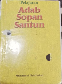 Image of PELAJARAN ADAB SOPAN SANTUN