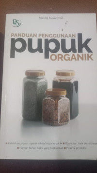 Image of PANDUAN PENGGUNAAN PUPUK ORGANIK