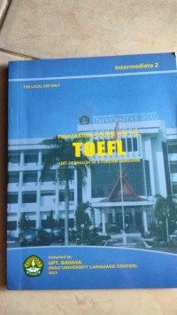 Image of PREPARATION COURSE FOR THE TOEFL TEST OF ENGLISH AS A FOREIGN LANGUAGE