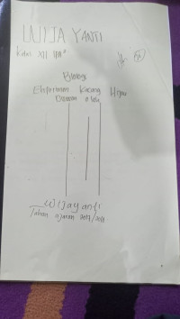 Image of Eksperimen Kacang Hijau