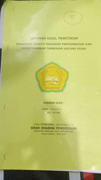 Image of Pengaruh Cahaya Terhadap Pertumbuhan dan Perkembangan Tumbuhan Kacang Hijau