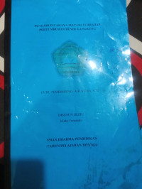 Image of PENGARUH CAHAYA MATAHARI TERHADAP PERTUMBUHAN BENIH KANGKUNG