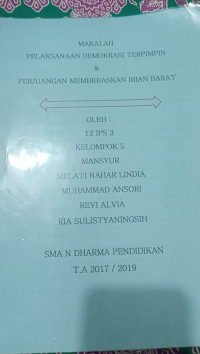 Image of Pelaksanaan Demokrasi di Indonesia