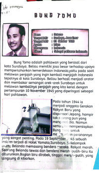 Image of KLIPING SEJARAH BUNG TOMO