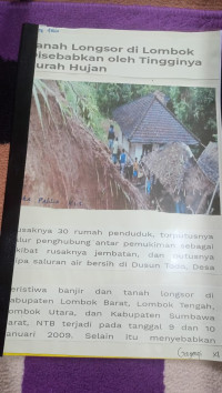Image of Tanah Longsor di Lombok Menyebabkan Curah Hujan