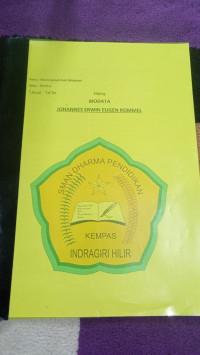 Image of Biodata Johannes Erwin Eugen Rommel