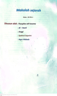 Image of makalah sejarah