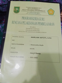 Image of PROGRAM KERJA GURU RENCANA PELAKSANAAN PEMBELAJARAN: KLS XII IPS