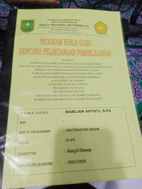 Image of PROGRAM KERJA GURU RENCANA PELAKSANAAN PEMBELAJARAN: KLS XI IPS: GANJIL-GENAP